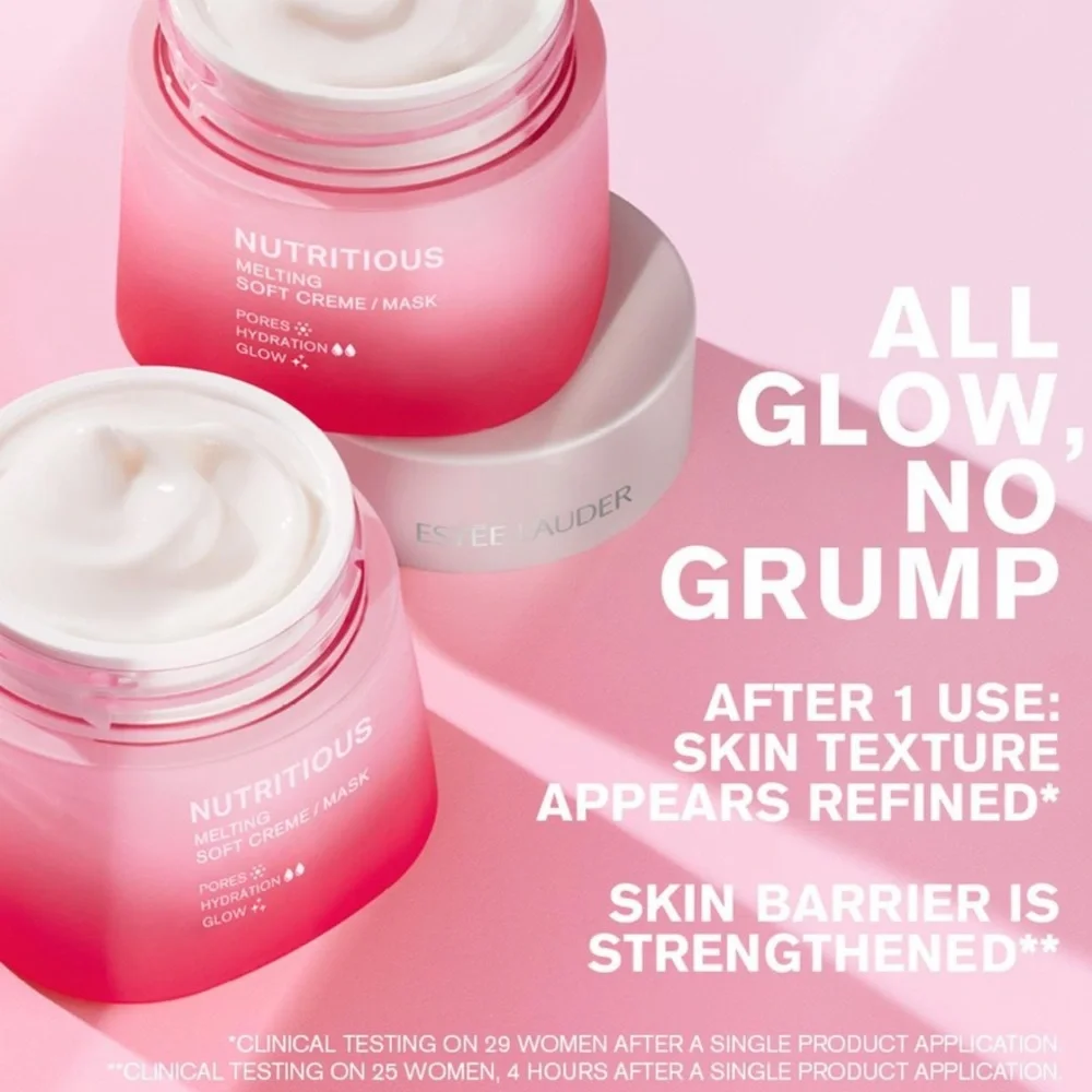 $8❤️‍🔥 Estée Lauder Nutritious Melting Soft Creme Moisturizer Mask Mini 🪞 NEW